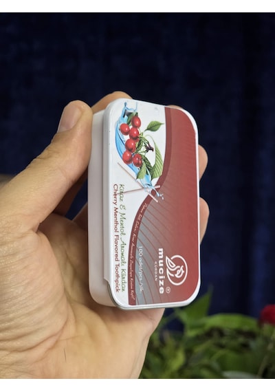 Mucize Kiraz Mentol Aromalı Kürdan Metal Kutu