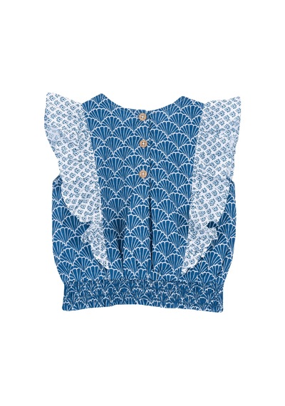 Chicco Gömlek - K. Kol 09066615000000 000080 Blue Strıped