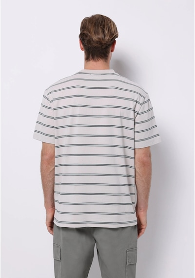 Colin's Colins Comfort Fit Yuvarlak Yaka Çizgili Erkek Yeşil Kısa Kol Tişört Cl1075391 Q1.v1 Lns Light Green Striped Colin's Colins Comfort Fit Yuvarlak Yaka Çizgili Erkek Yeşil Kısa Kol Tişört Cl1075391 Q1.v1 Lns Light Green Striped