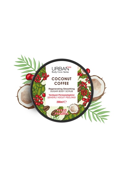 Coconut Coffee Yenileyici Ve Pürüzsüzleştirici Peelingli Vücut Peeling 200 Ml-vegan