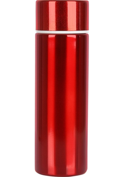 Termos 304 Paslanmaz Çelik Çift Katman 150 Ml Cep Tipi Mini Ufak Kirmizi