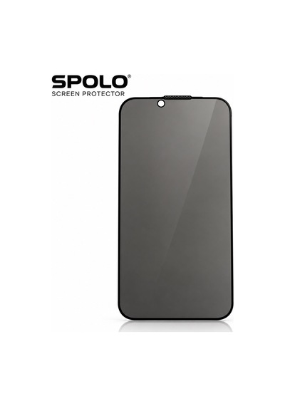 Spolo Apple iPhone Uyumlu  17e Hayalet Ekran Koruyucu Gizlilik Camı Yan Görüş Önleyici