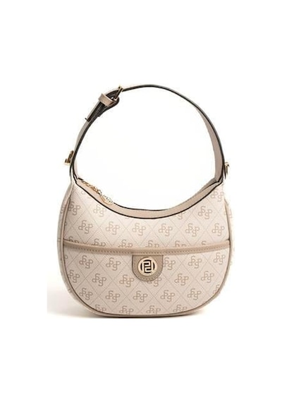Silver Polo Sp1194 Kadın Omuz Çantası Monogram Bej-kum