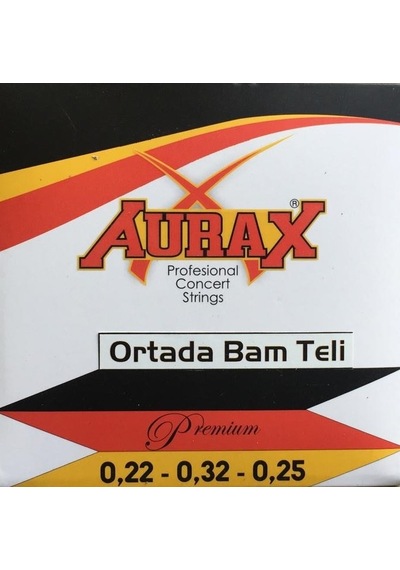 Aurax Ax-22B Bağlama Teli Divan Profesyonel Bamlı 0.22B