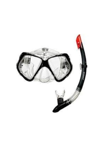Avessa M4206p+sn26p Avessa Maske Şnorkel Set Siyah Beyaz - Mavi - Siyah