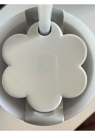 Çiçek Formlu Model Quencher İle Uyumlu Termos Kapağı 1.18 Lt Uyumlu Beyaz