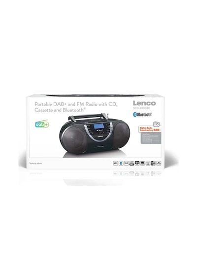 Lenco Scd-6900bk - Dab+, Fm Radyo Ve Cd/mp3 Çalar Özellikli Boombox - Siyah
