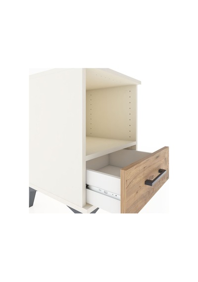 Hyperion Komodin Tek Raflı Tek Çekmeceli 44x44x64 Aytaşı-çam Aytaşı