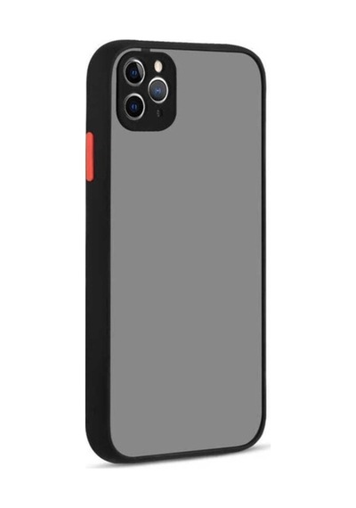 Apple Uyumlu iPhone 11 Pro Max Kılıf Zore Hux Kapak Siyah