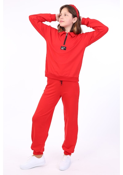 Toontoy Kids Toontoy Kız Çocuk Eşofman Takım Kırmızı