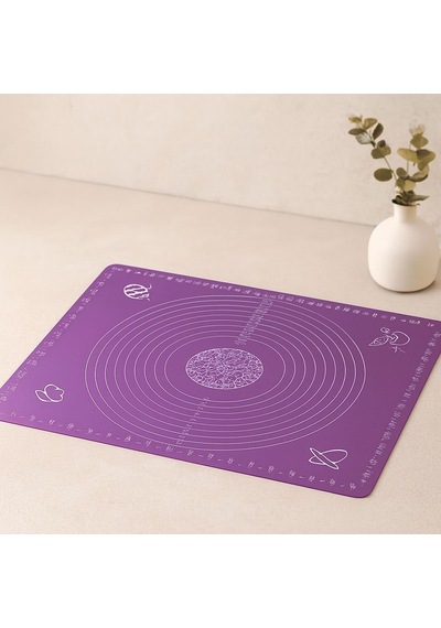Silikon Hamur Matı 40x50 Cm Dikdörtgen, Ölçekli