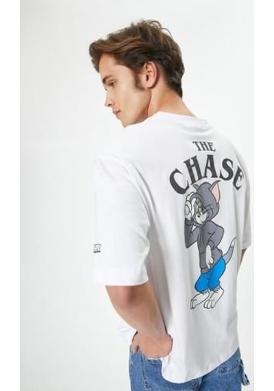 Koton Tom Ve Jerry Tişört Lisanslı Oversize Kısa Kollu Bisiklet Yaka Pamuklu Beyaz 4sam10791hk Beyaz Koton Tom Ve Jerry Tişört Lisanslı Oversize Kısa Kollu Bisiklet Yaka Pamuklu Beyaz 4sam10791hk Beyaz