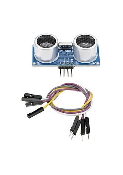 Hc Sr04 Ultrasonik Mesafe Sensörü 4 Adet Dişi Erkek Jumper Kablo