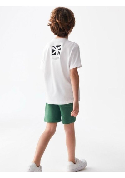 Nk Kids Erkek Çocuk Elips Tshirt-13962-beyaz Beyaz