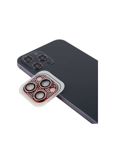 Apple Uyumlu iPhone 11 Pro Max Zore Cl-08 Kamera Koruyucu-kırmızı Kırmızı