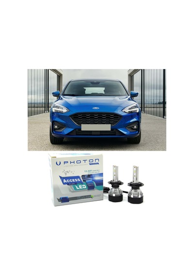 Ford Focus 4 Led Xenon Kısa Far Ampulü H7 Access Yeni Seri Beyaz 2019+