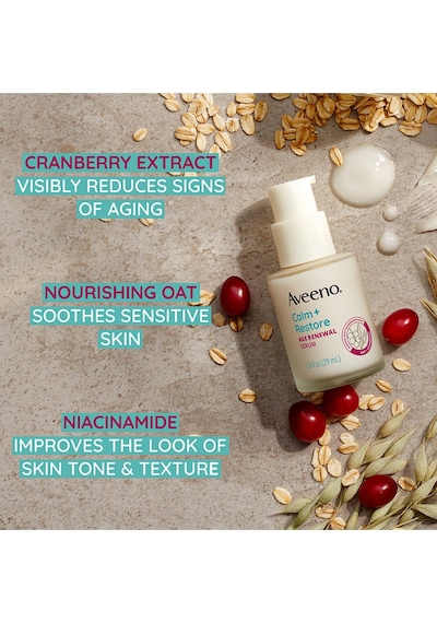 Aveeno Calm + Restore Age Renewal Serum 29 ML