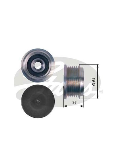 GATES OAP7131 ALTERNATÖR KASNAĞI DUCATO / BOXER / JUMPER 2.2 HDI