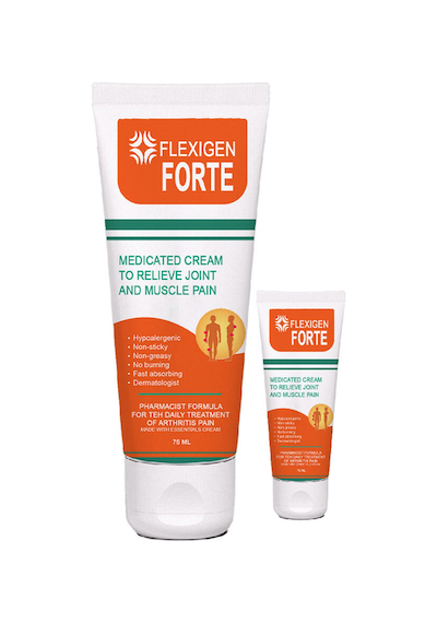 Flexigen Forte Paincream 2 Adet Karakafes Kökü Zencefil At Kestanesi Ve Kapsaisinli Vücut Masajkremi 75ml Tüp