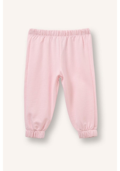 Defacto %100 Pamuk Baskılı Sweatshirt Üst Lastikli Paça Alt 2li Takım Kız Bebek I4475a526aupn167 Pembe-pn167