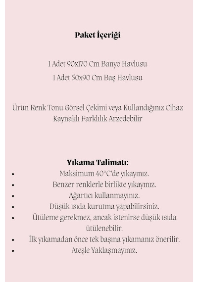 Bicomi Ultra-soft Premium Spa Serisi: Islaklık Bırakmayan 2 Li Battal Banyo Havlu Takımı Somon