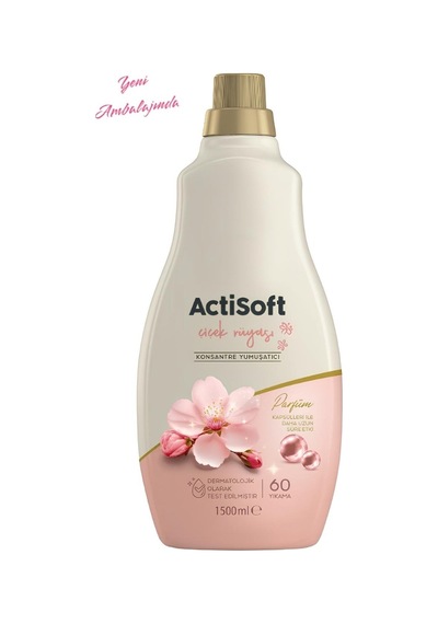 Çiçek Rüyası Konsantre Yumuşatıcı Parfüm Kapsüllü 1500ml X 2 Adet 2'li Set