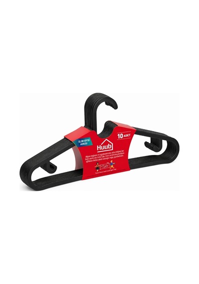 Huub Slim Giysi Askısı Display 10'lu Çok Renkli