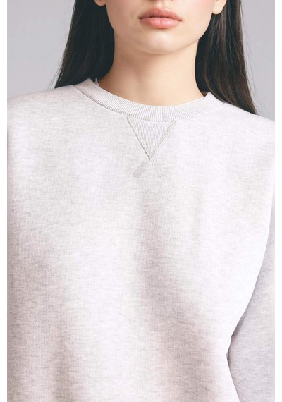 Defacto Relax Fıt Basıc Sweatshirt H2149ax25wngr93 Gri-gr93