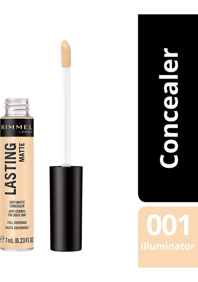 London Brown London Lasting Matte Concealer 001 Illuminator 7 Ml Çok Renkli