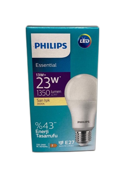 Essential Led Lamba 13W - 100W E27 Duy 2700K Sarı Işık