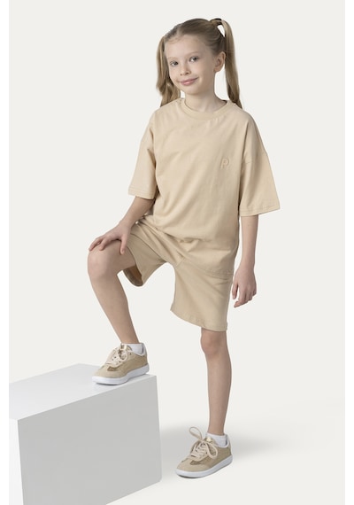 Unisex Çocuk Kısa Kollu Bej Tişört Çok Renkli 9931BK05001
