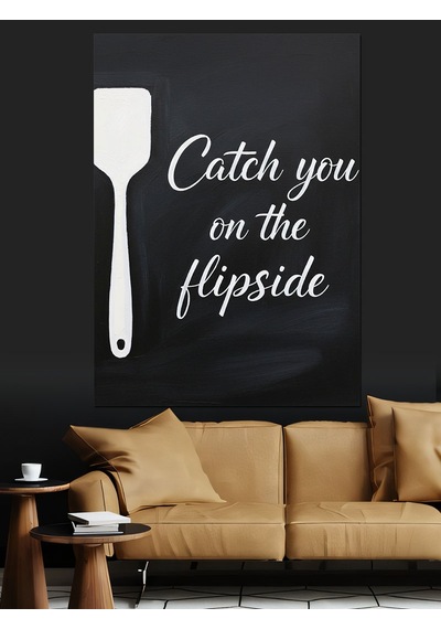 Ahşap Tablo Bıçak Ters Çevir Catch Flipside