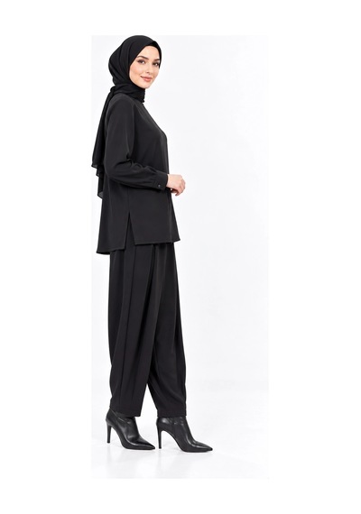 Nuss Pantolonlu Takım 1071 Siyah