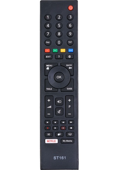 TUNEX Arçelik Uyumlu Grundig 3D Kumanda (Kk-0184 Mapp-1162 St-161) TNX-T-1026