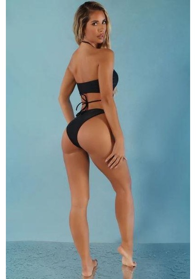 Deep Beach Bağlama Detaylı Bikini Takım Db200780bt 001
