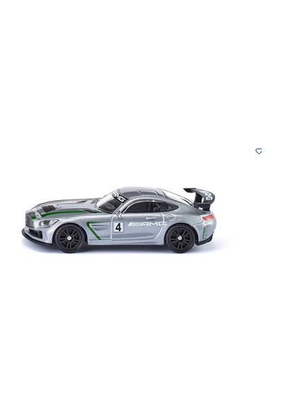 Siku Mercedes-amg Gt4 Metal Model Araba Oyuncak Yarış Arabası Koleksiyon 1:55 Gümüş - 7 Cm