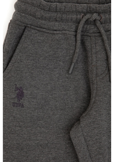 U.s. Polo Assn. Erkek Çocuk Antrasit Melanj Eşofman Altı 50316466-vr081 Antrasıt Melanj