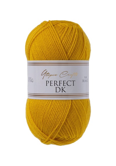 Utopia Crafts Perfect Dk %100 Akrilik Yumuşak Örgü İpi 100g 300m - Hardal Sarısı