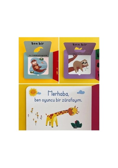 Eğlenceli Bebek Kitabı - Zürafa İle Oyun