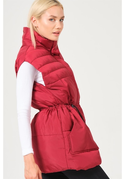 Dewberry Bayan Yelek Z6747 Bordo