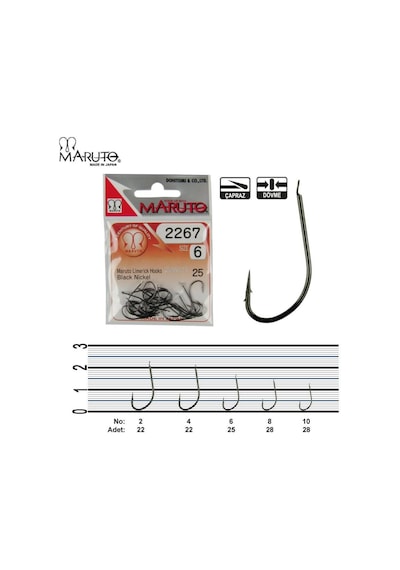 Maruto 2267 Black Nikel Olta Iğnesi (550482884)