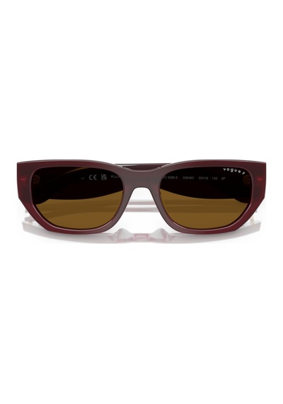 Vogue 0vo5586s 328483 - Komple Bordo Kadın Güneş Gözlüğü Bordo