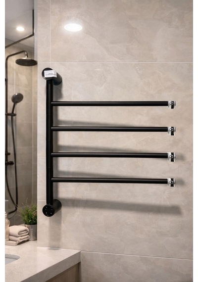 Elektrikli Havlupan 45x55x90 Cm 80 Watt Siyah
