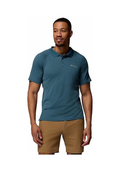 Columbia Alpine Chill Pro Erkek Kısa Kollu Polo Tişört-9302 Mavi