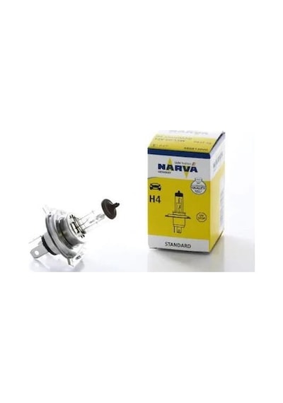 Ön Far Ampülü 12v 60/55w 3 Fişli H4 Tipi Civalı