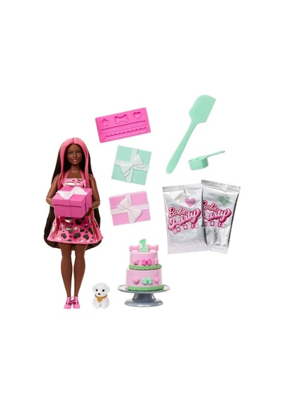 Barbie Party Unboxed Köpeğimin Doğum Günü Serisi Jfg68