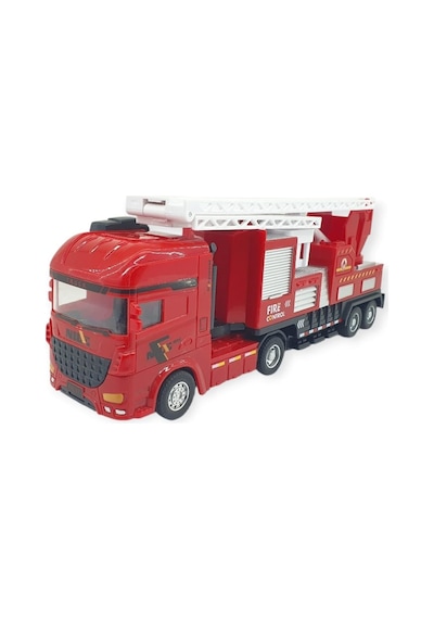 Metal İtfaiye Arabası - Merdivenli 26cm - 706-45 Kırmızı