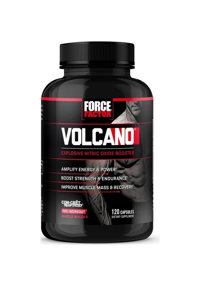 Force Factor Volcano Preworkout Nitric Oxide Booster For Men With