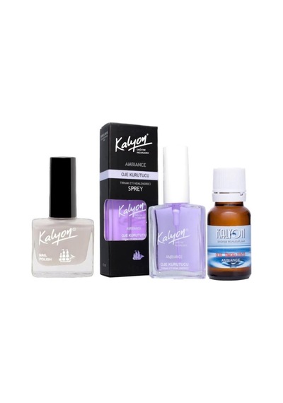 Kalyon Oje 202 + Oje Kurutucu Sprey 17 ML + Oje Çözücü