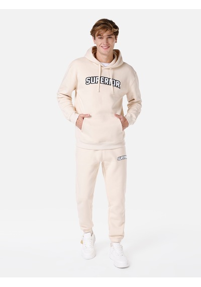 Colin's Colins Normal Kesim Kapüşonlu Baskılı Bej Erkek Sweatshirt Cl1066840 Bej